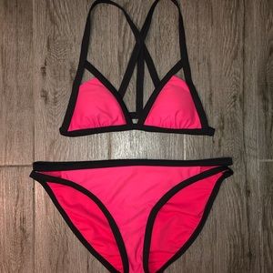 Coral Target swimsuit!! Large bottoms/small top